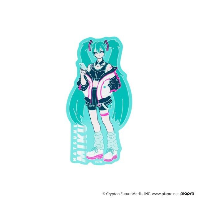 ☆ご購入特典ステッカー付☆初音ミク ロンT *初音ミク×リッスン 