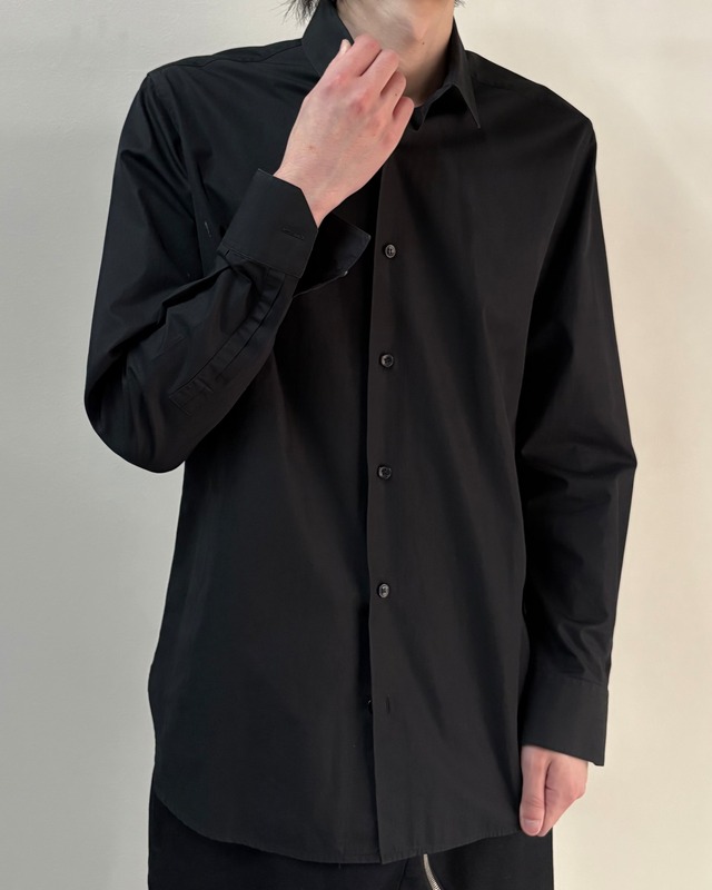 【2021ss / SAINT LAURENT】basic black shirt