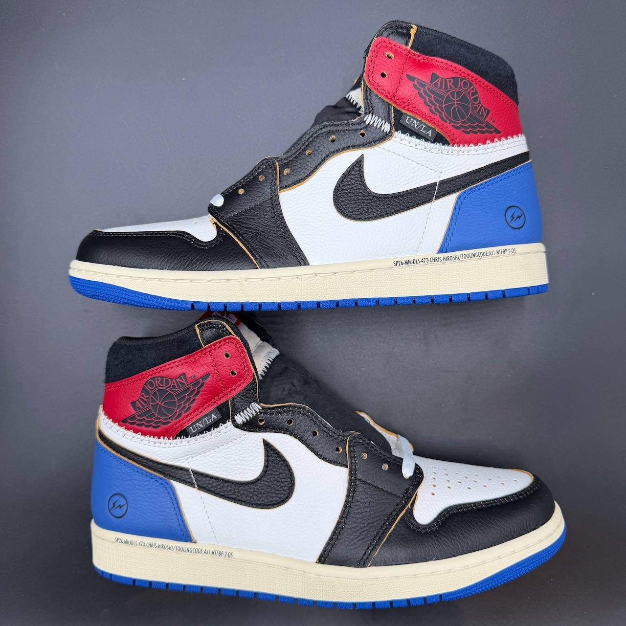 @yousuke912様専用 FRAGMENT DESIGN × UNION × NIKE AIR JORDAN 1 HIGH OG BLACK/VARSITY RED IO7847-002