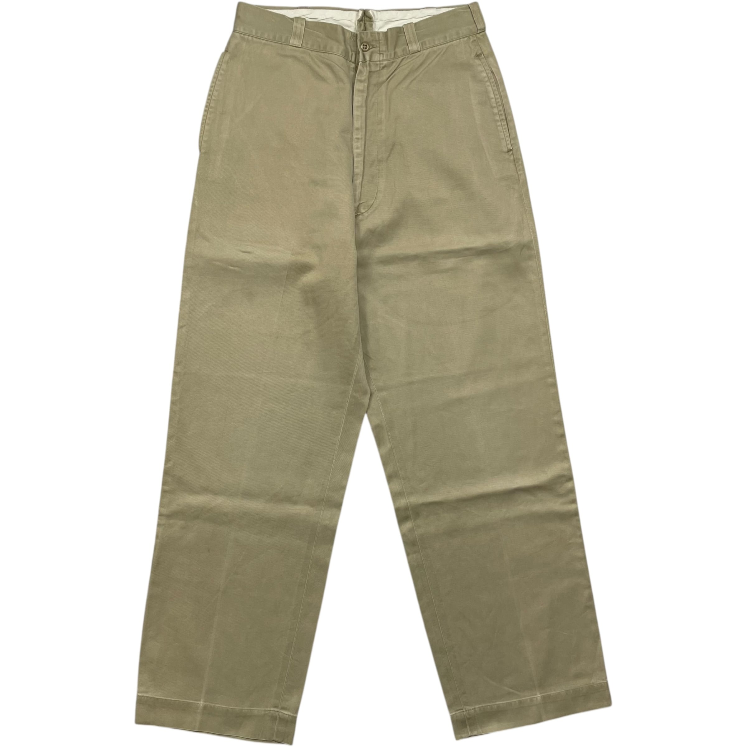 KAPITAL ベージュ ボタンフライ チノパン KAPITAL ベージュ ボタンフライ チノパン