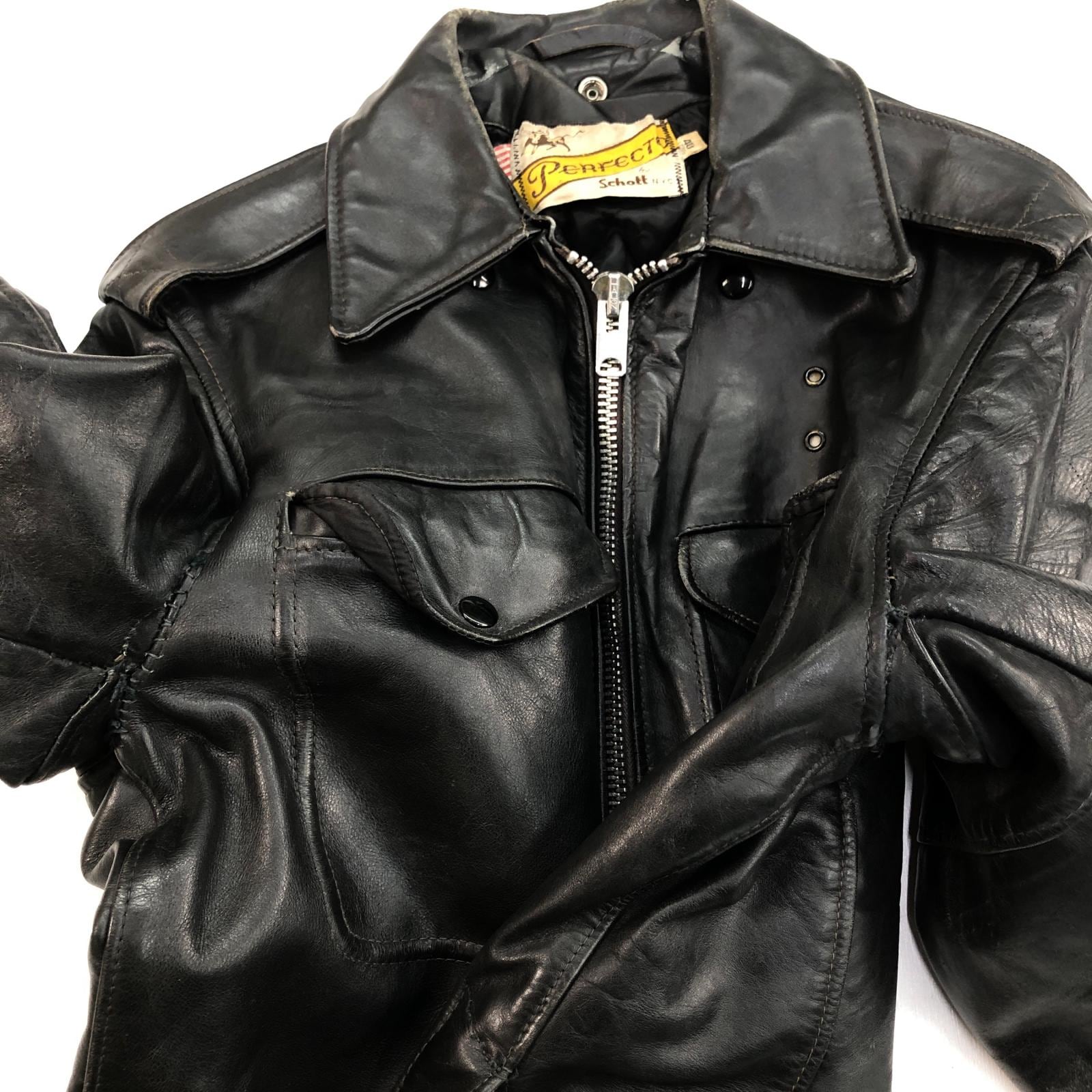 SCHOTT Schott N.Y.C ショット 70年代 USA製 牛タグ レザージャケット