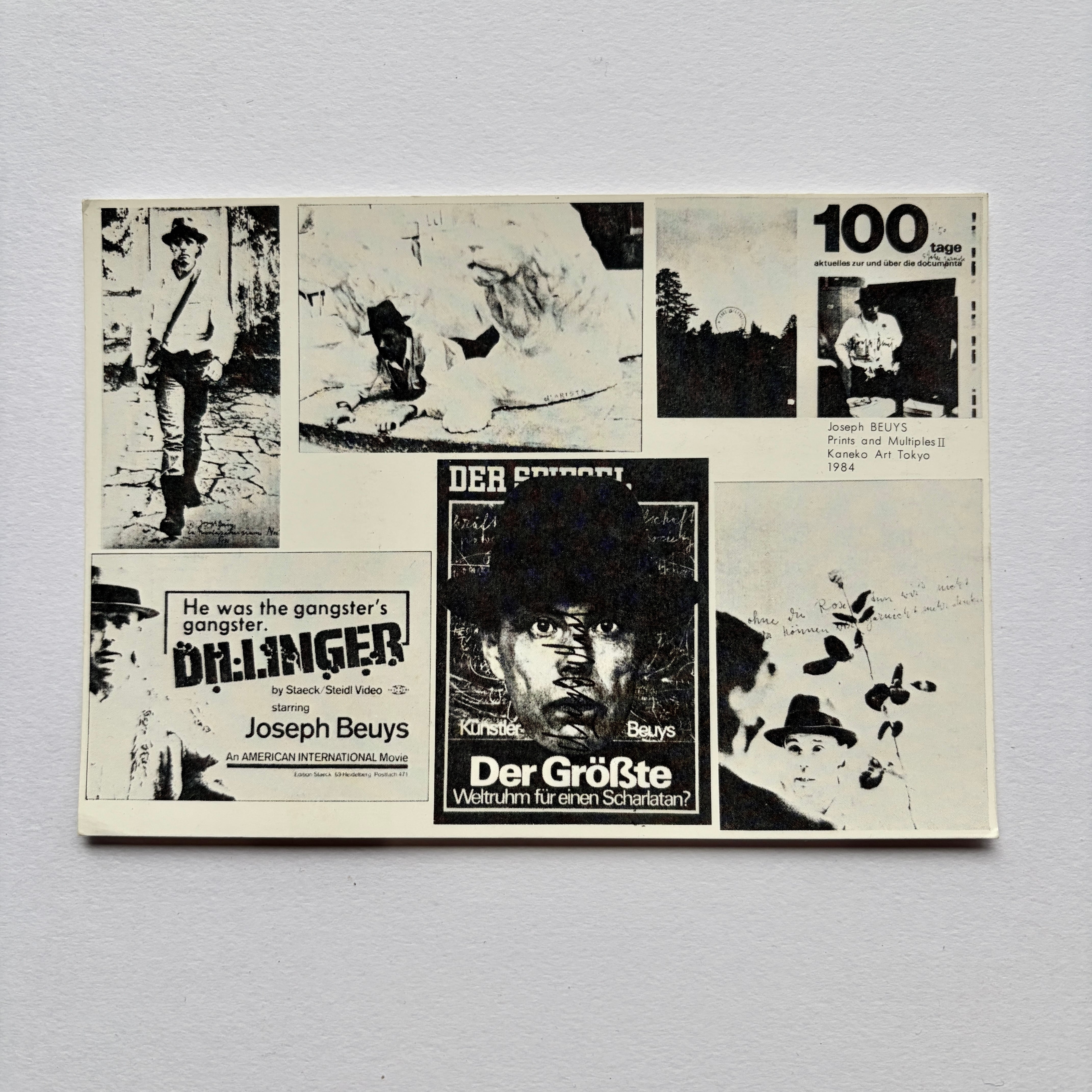 【 エフェメラ 】Joseph Beuys ヨーゼフ・ボイス展　版画とマルチプルⅡ かねこ・あーと　ギャラリー　1984　 [3100202]