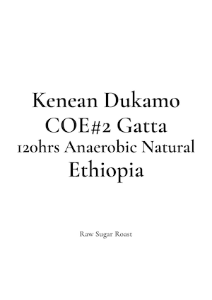 【NEW】Ethiopia | Kenean Dukamo -COE#2 Gatta-