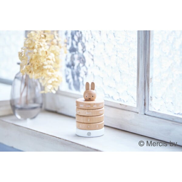 知育時計　知育カレンダー　ミッフィー Nijntje木製 オランダ ミッフィー miffy ウッドカレンダー | キャラクターグッズの「Perfect