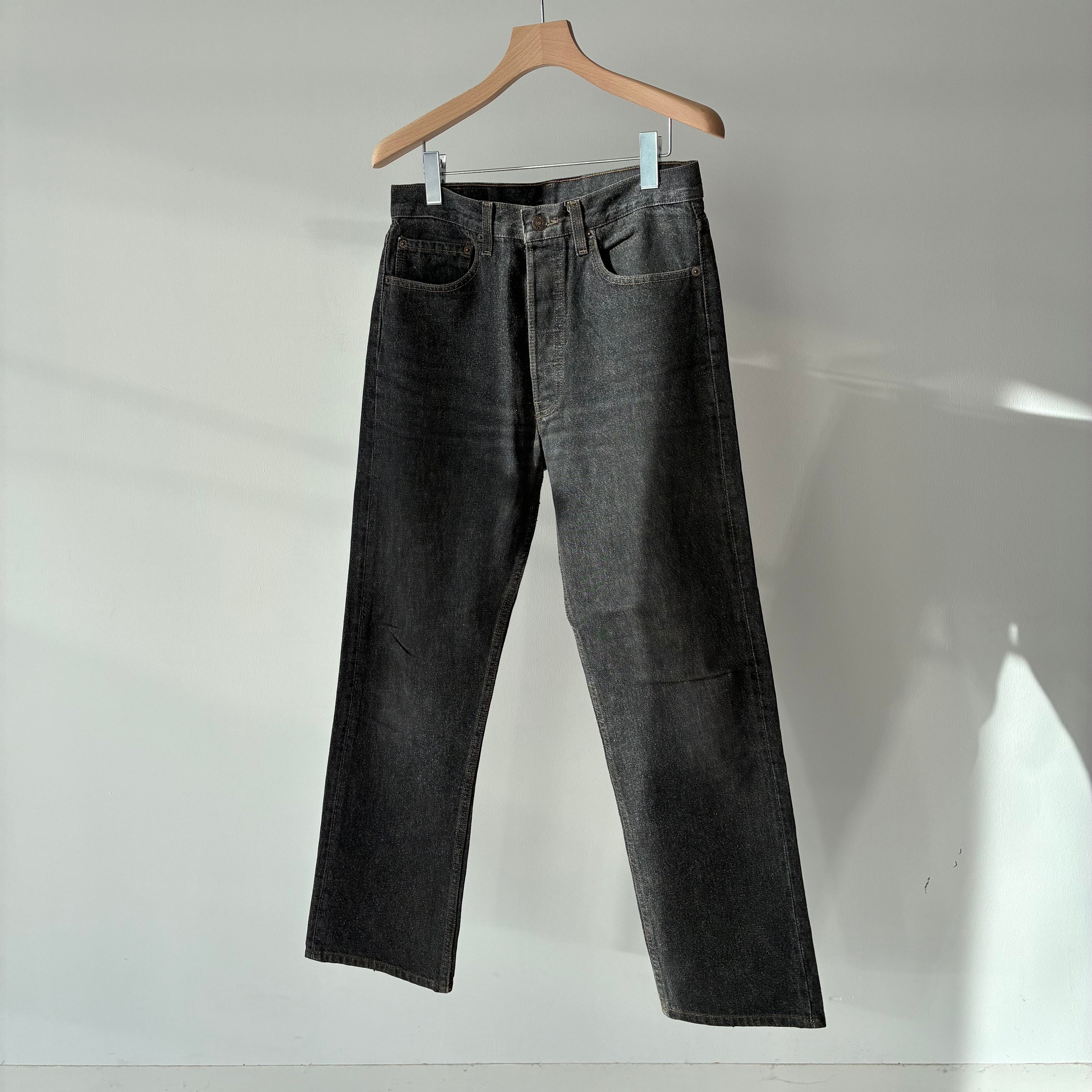 1993's Levi's 501 Yarn Dyed Black Denim Pants W31-L34 (W32-L30