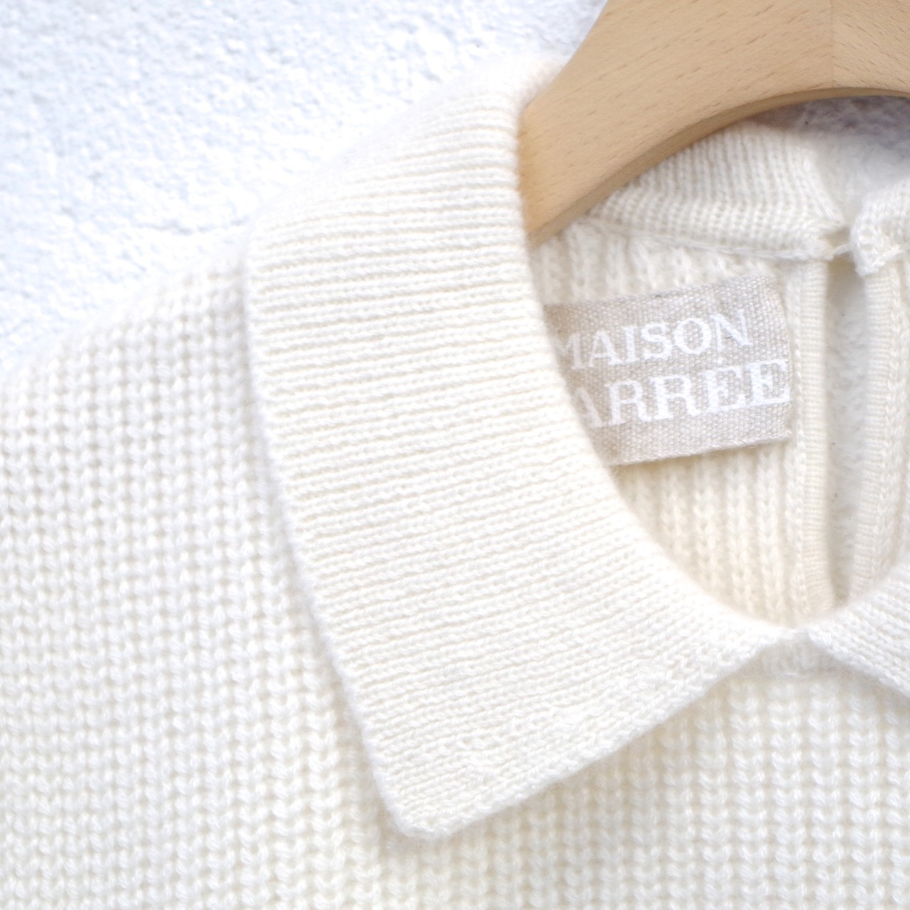 MAISON CARRÉE CASHMERE VEST "IVORY"