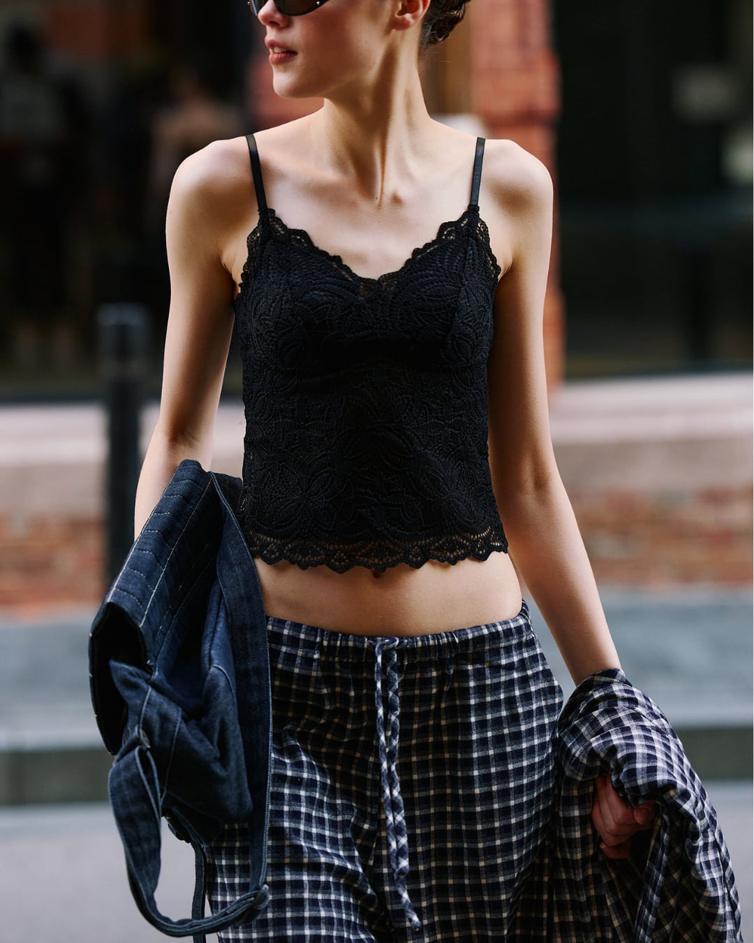 レースキャミソールトップス A25517