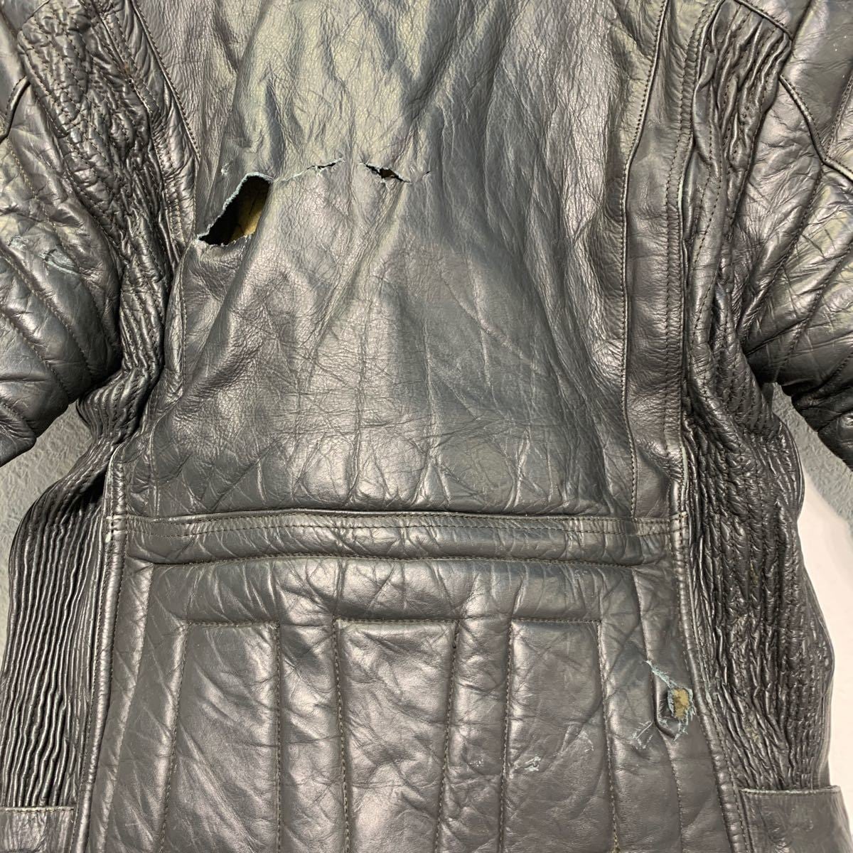 レザー ジャケット XL〜 ブラック 革ジャン ライダース 古着卸