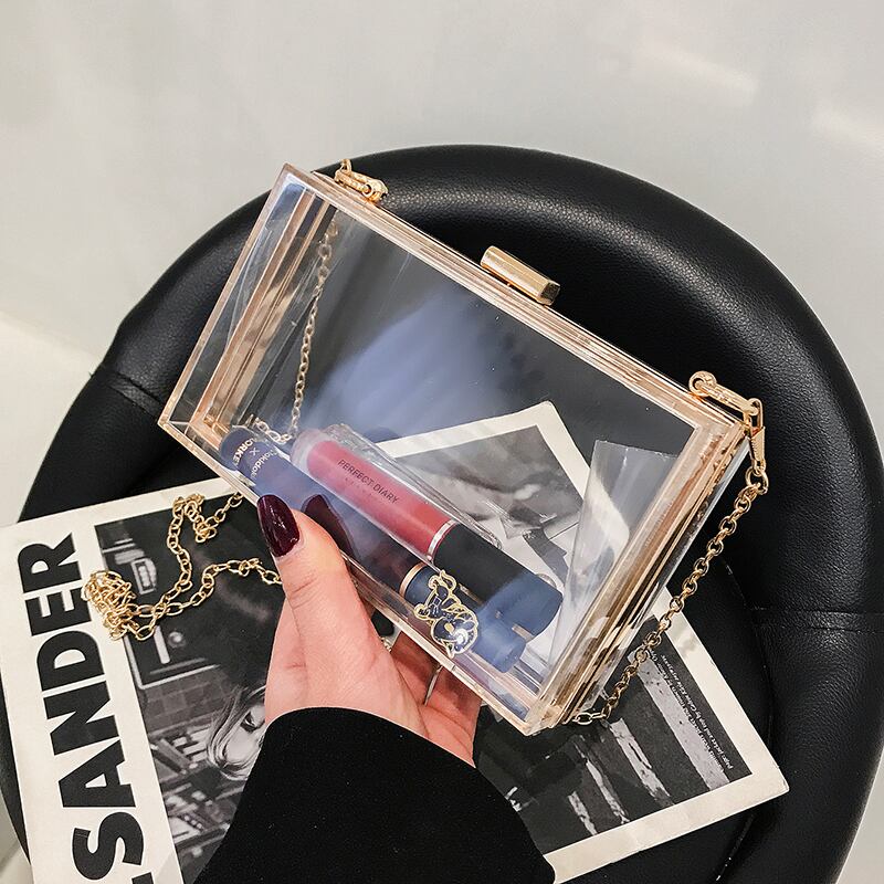 スタイルウィンターチェーン レッド 冬物 スクウェア メッセンジャーバッグ 手作りハンドバック12097566956