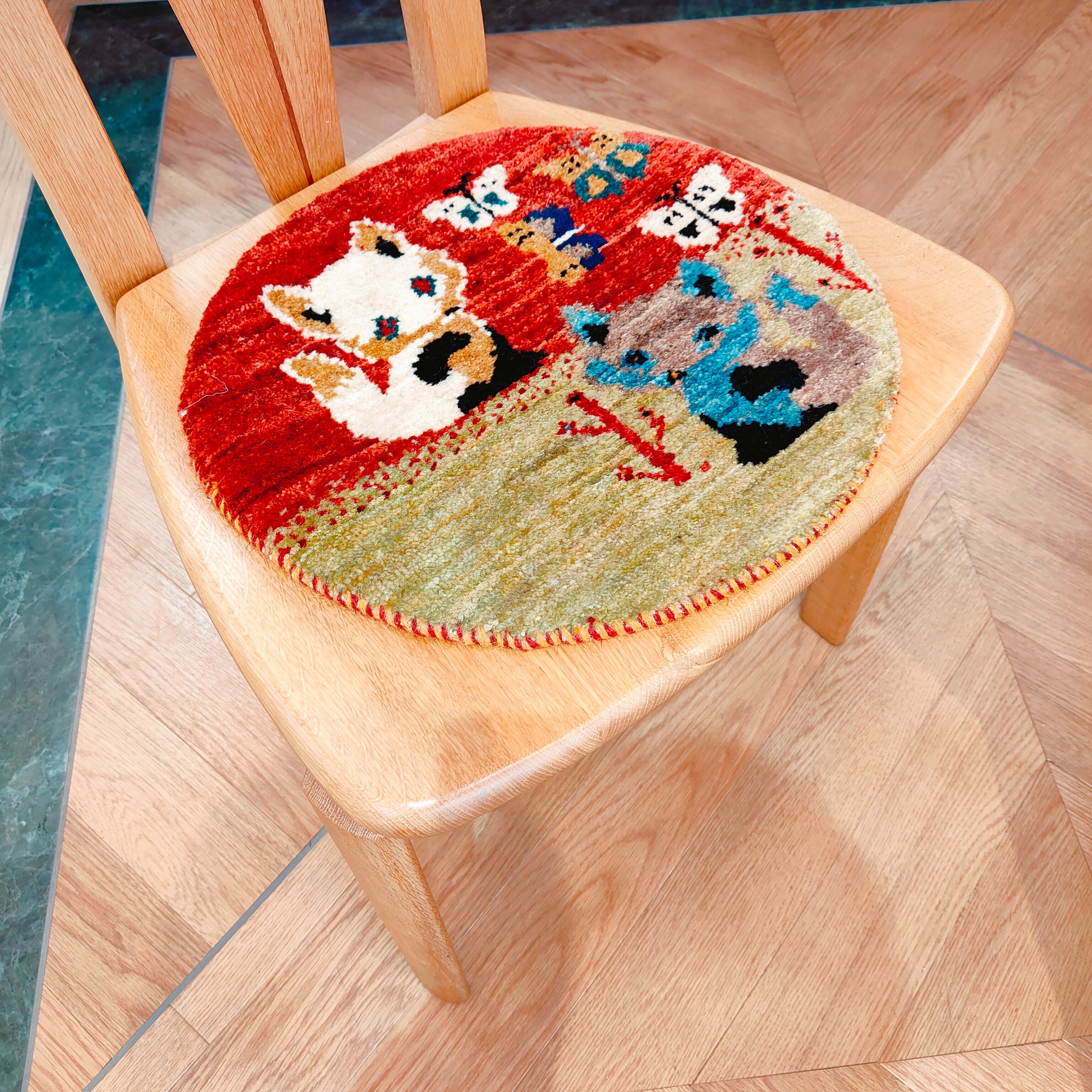 ギャッベ / Gabbeh 直径38cm | Sena Collection ギャッベ / Gabbeh 直径38cm | Sena Collection