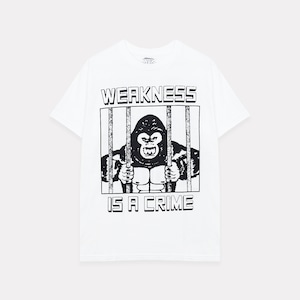 L.I.E.S. RECORDS x LQQK STUDIO 25AW WEAKNESS S/S TEE (WHITE)