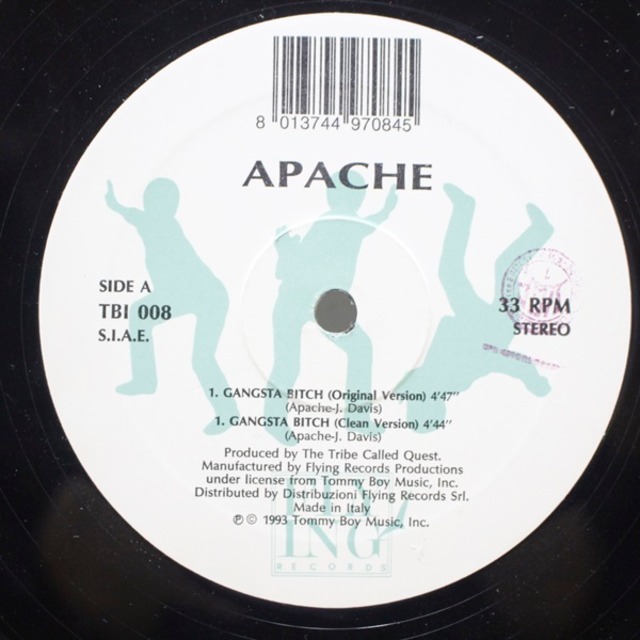 Apache / Gangsta Bitch / Apache Ain't Shit [TBI 008] - メイン画像