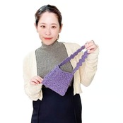 [Pattern] スカラップハンドルのミニバッグ