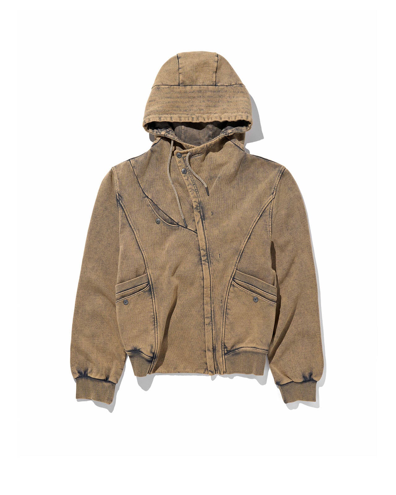MSCHF] UTILITY HOOD ZIP-UP_BLEACHED MUD ミスチーフ 正規品 韓国