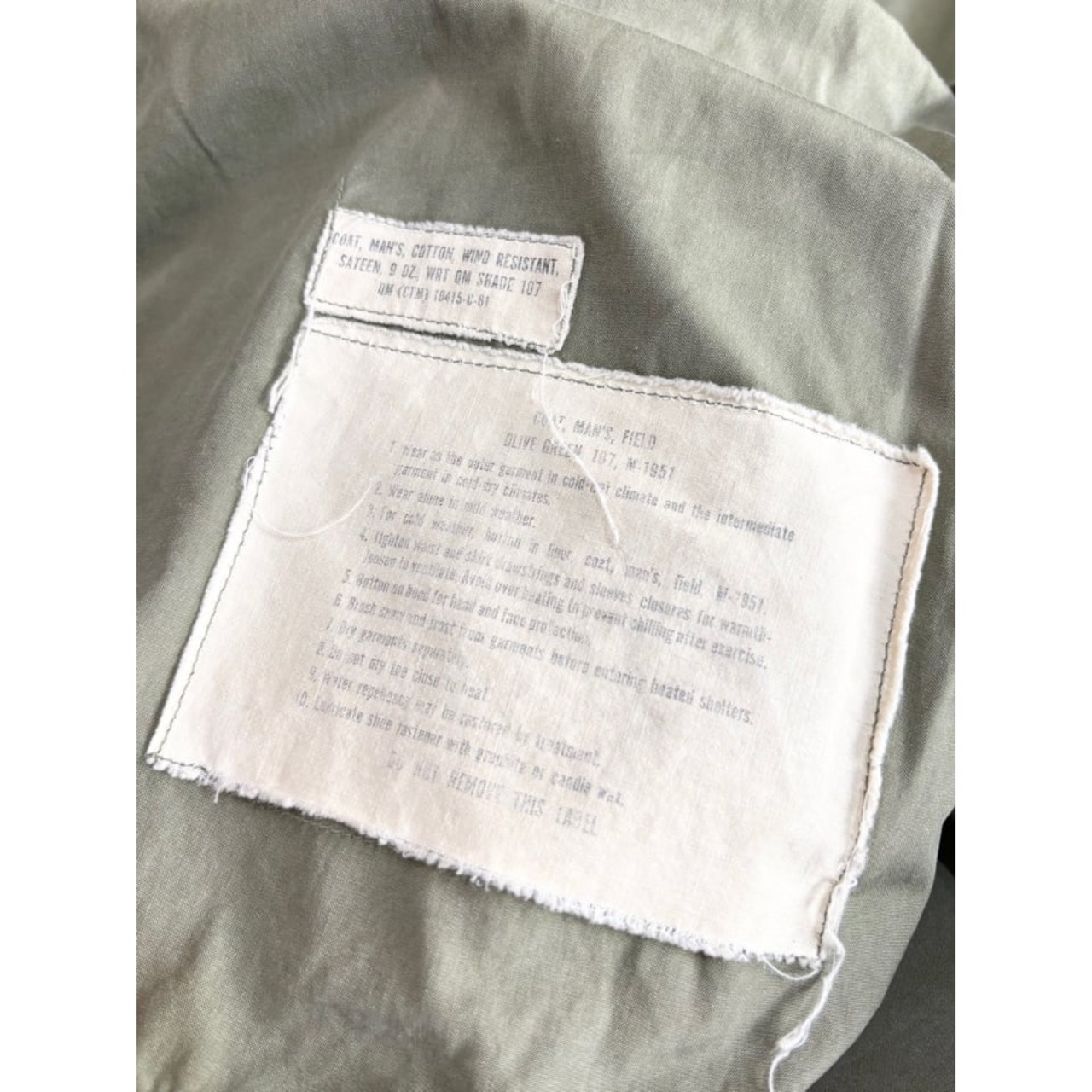 60s US ARMY M-51 FIELD JACKET Size MEDIUM-REGULAR