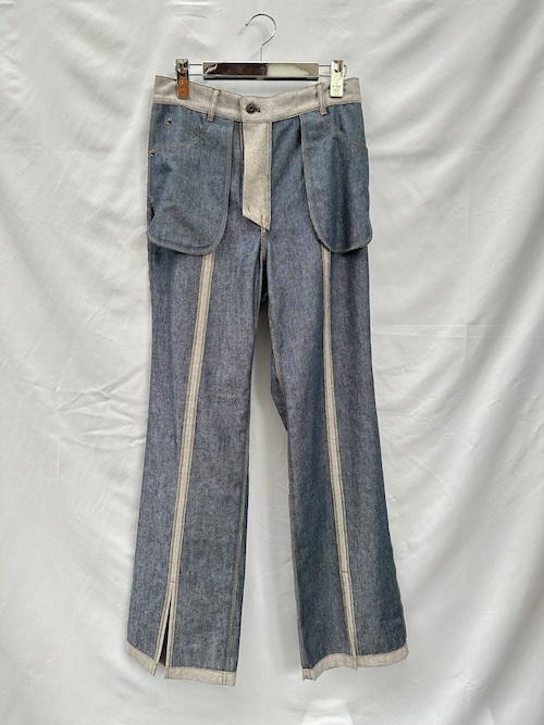 PEIEN　Silk Denim Pants