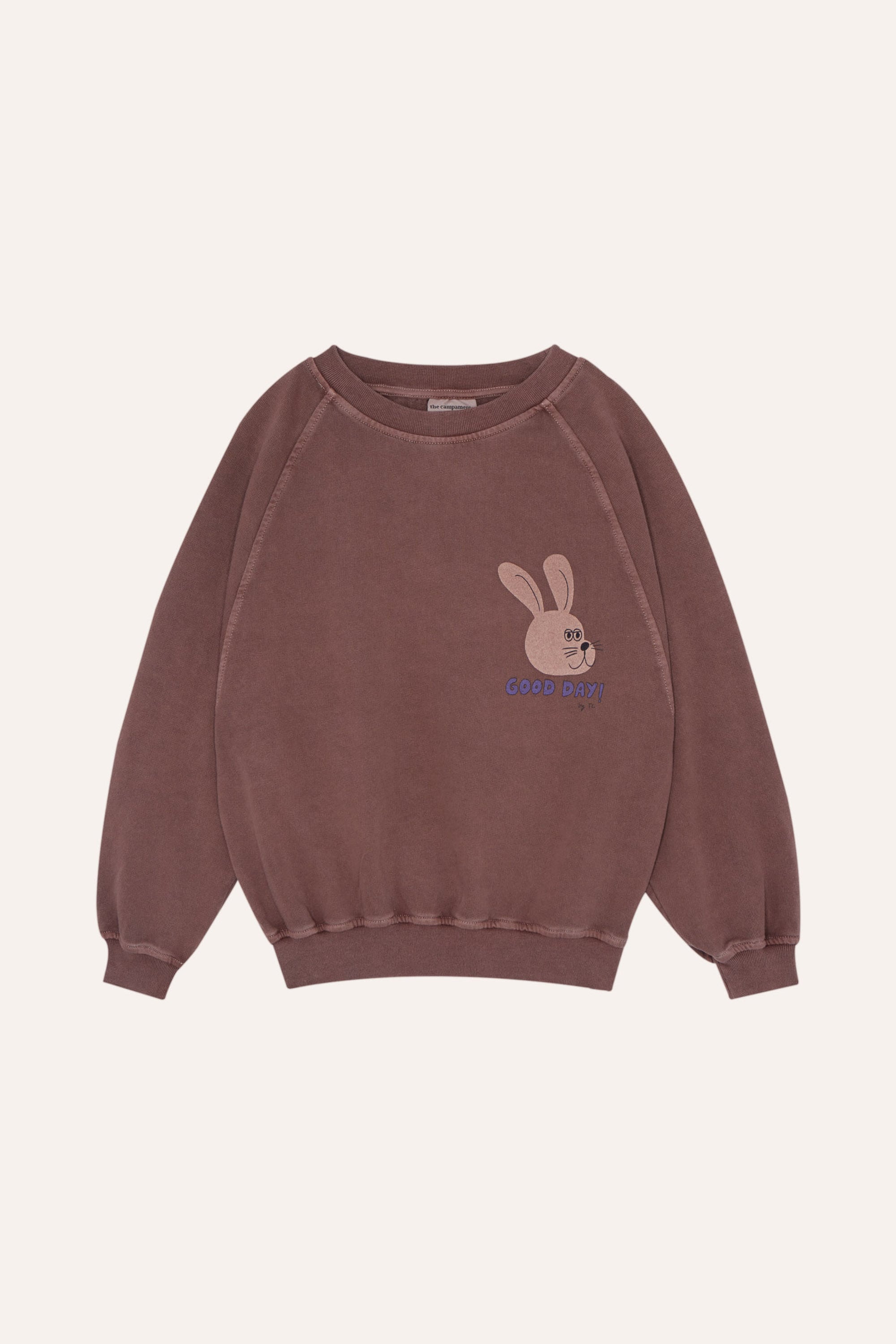 送料無料 the campamento/RABBIT BROWN SWEATSHIRT