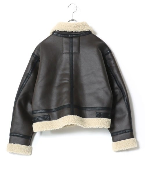 ALPHA ムートンジャケット　美品 Alpha Industries ALPHA アルファ レディース B-3 ボア