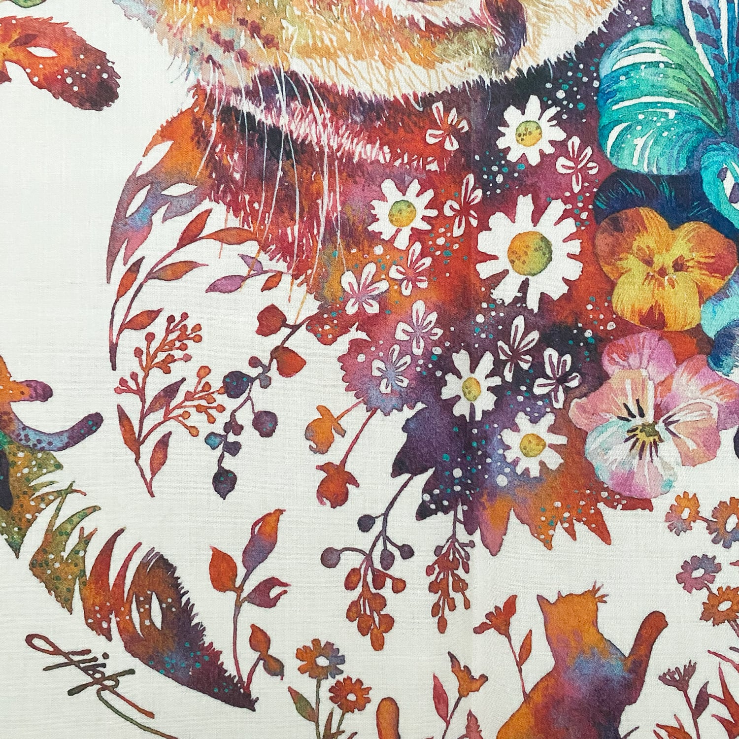 TAKEDA HIROKI】タケダヒロキ 振り返るネコ バンダナハンカチ | bpbp