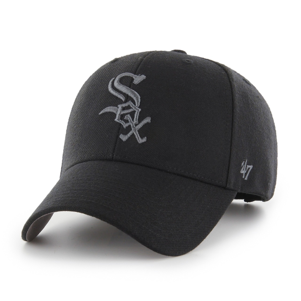 White sox '47 MVP Black x Charcoal Logo