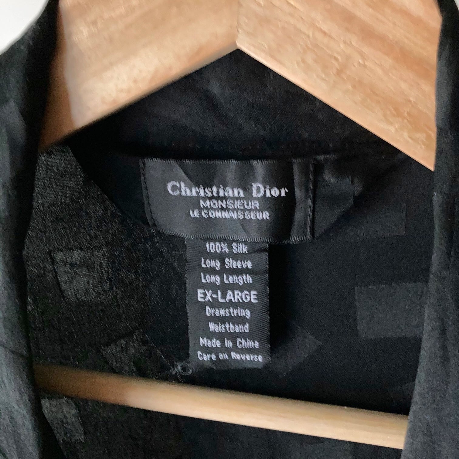 Christian Dior パジャマセットアップ ブラック デッドストック ...