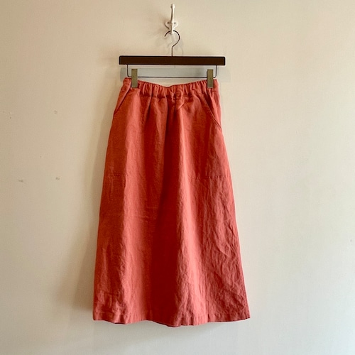 C-21764【Painter Skirt】Linen Canvas