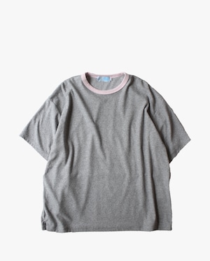 EACHTIME. Pile-T-Shirt "Big" Gray