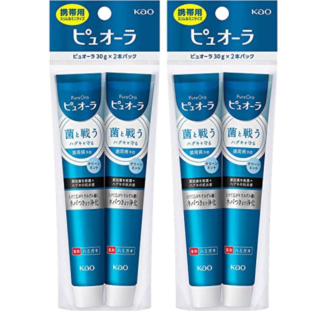薬用ピュオーラ クリーンミント 30g*2本 ×2セット