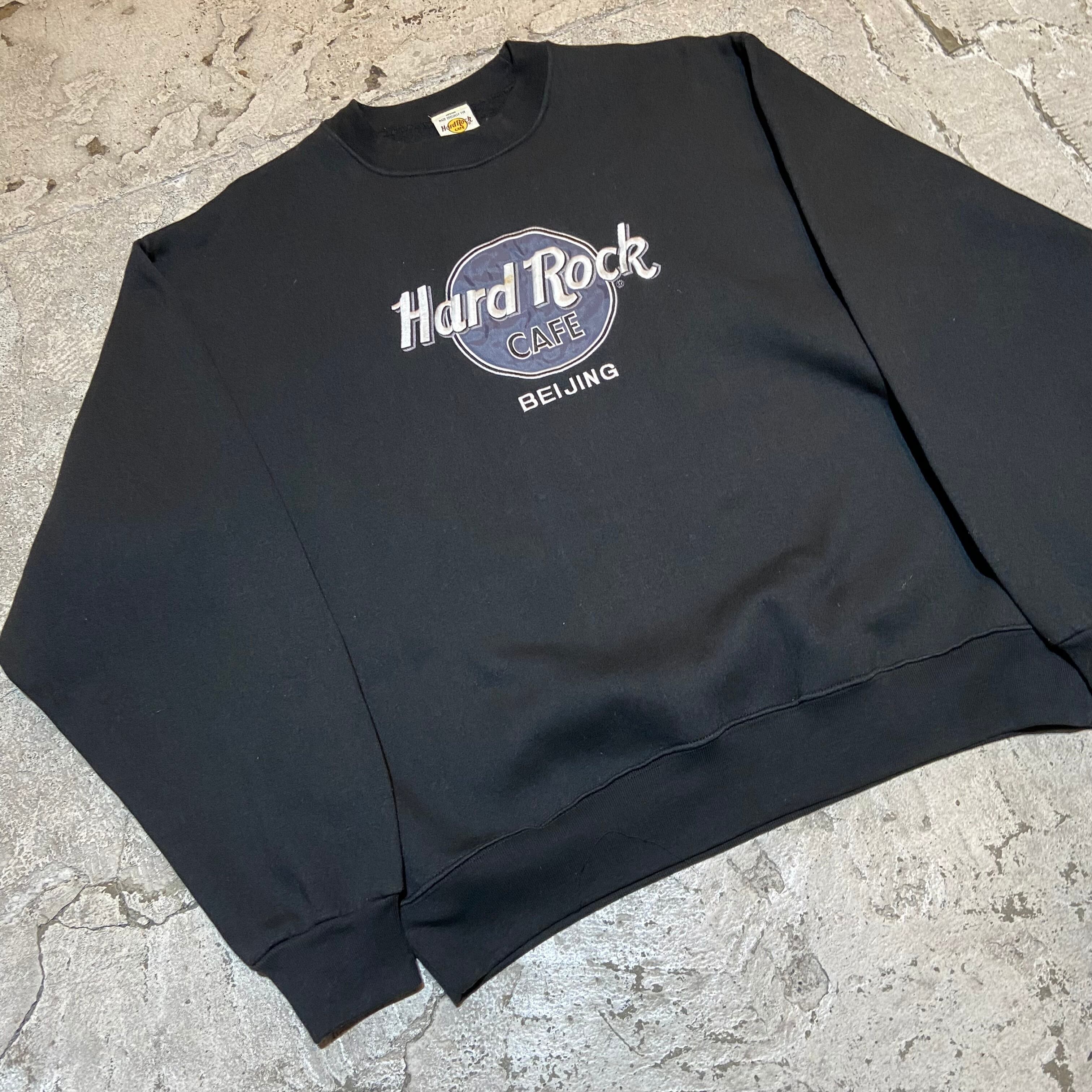 Hard Rock Cafe / ハードロックカフェ 北京 刺繍スウェット ブラック