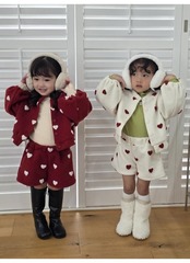 カラー / COLOR / ハートショーツ / 韓国子供服 / キッズ / 26winter〖取寄〗*5~11号*