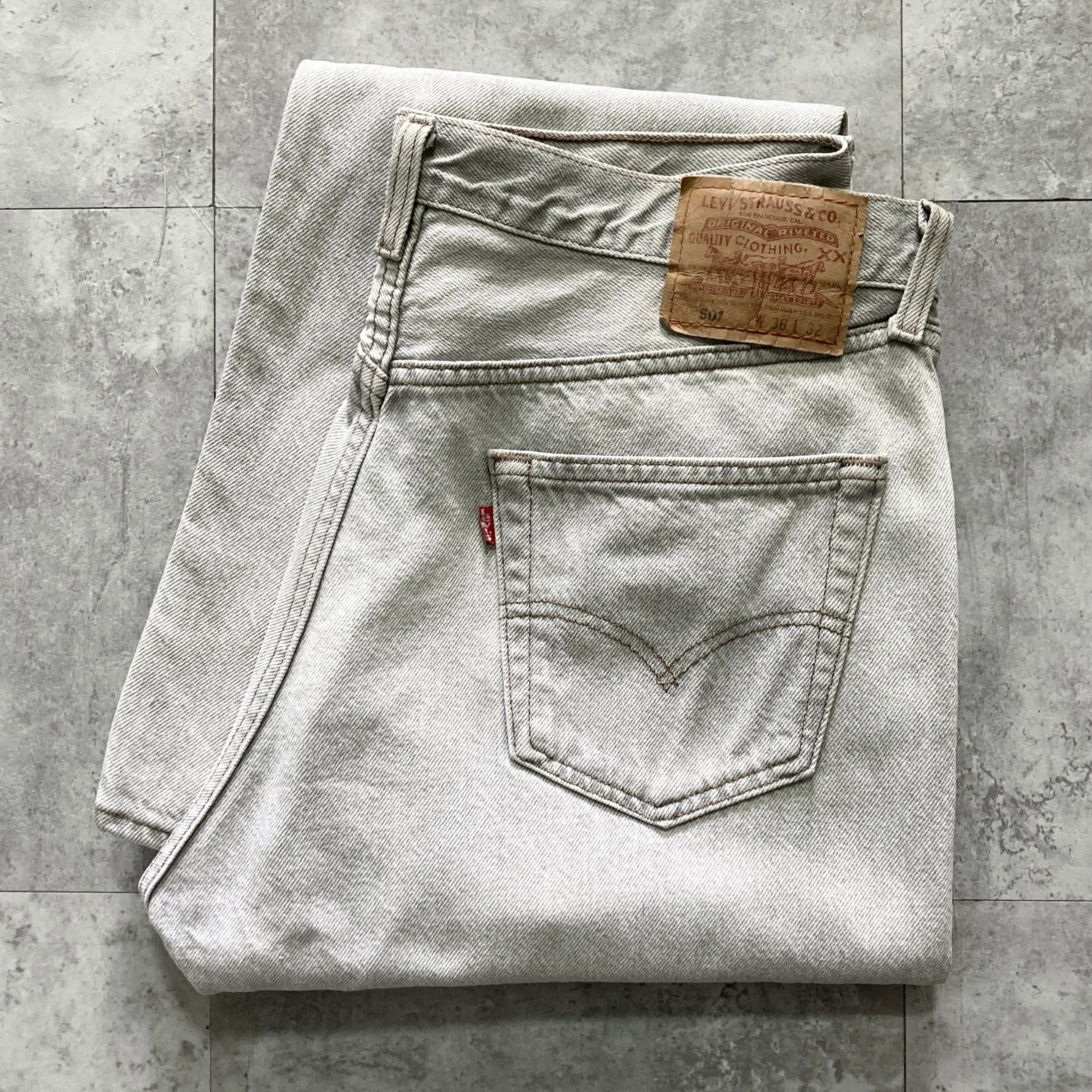 W36L32】90s US.Levis 501 リーバイス エルパソ工場(524) ボタン裏刻印