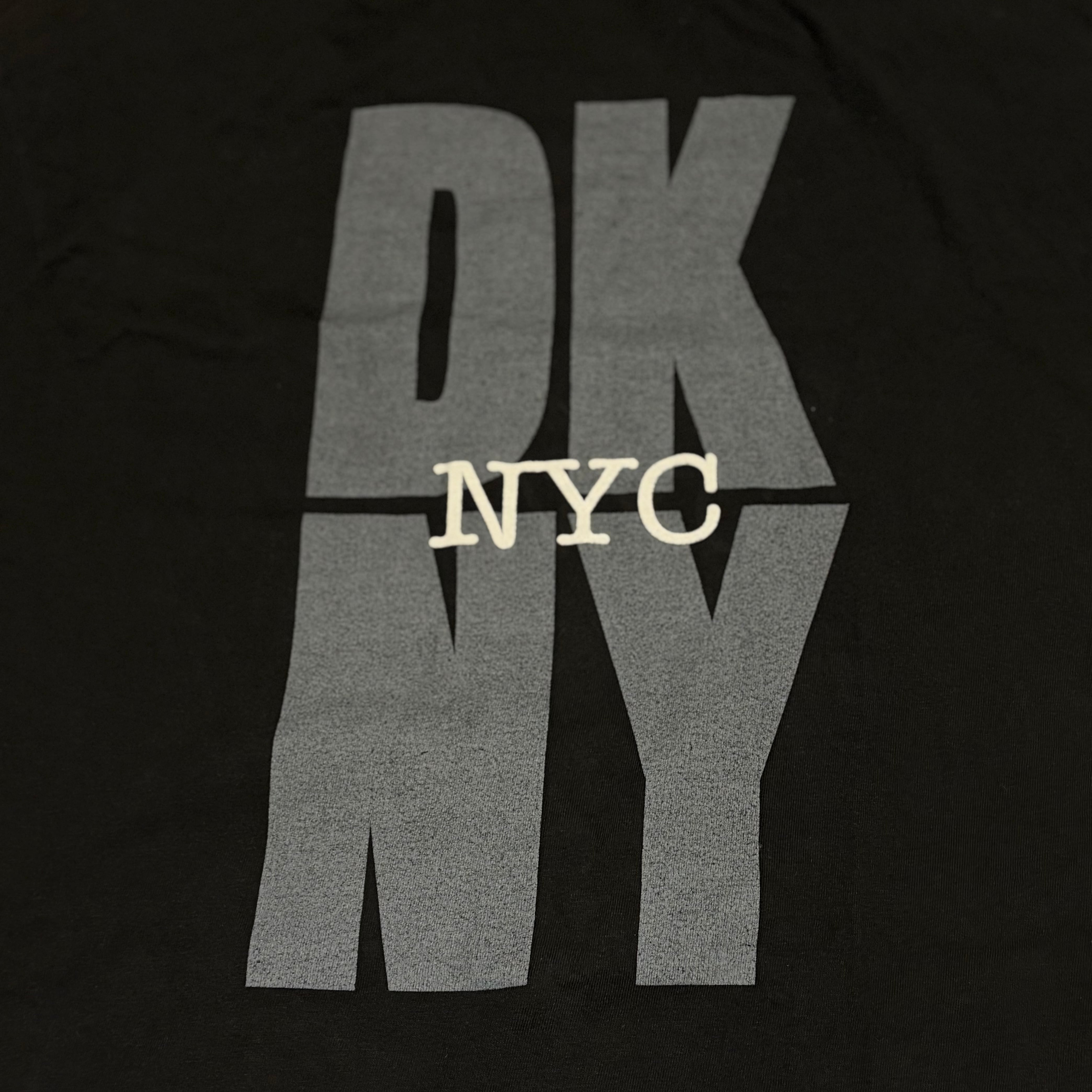90s USA製 DKNY NYC ビッグロゴ Tシャツ ブラック | TERRY USED STORE