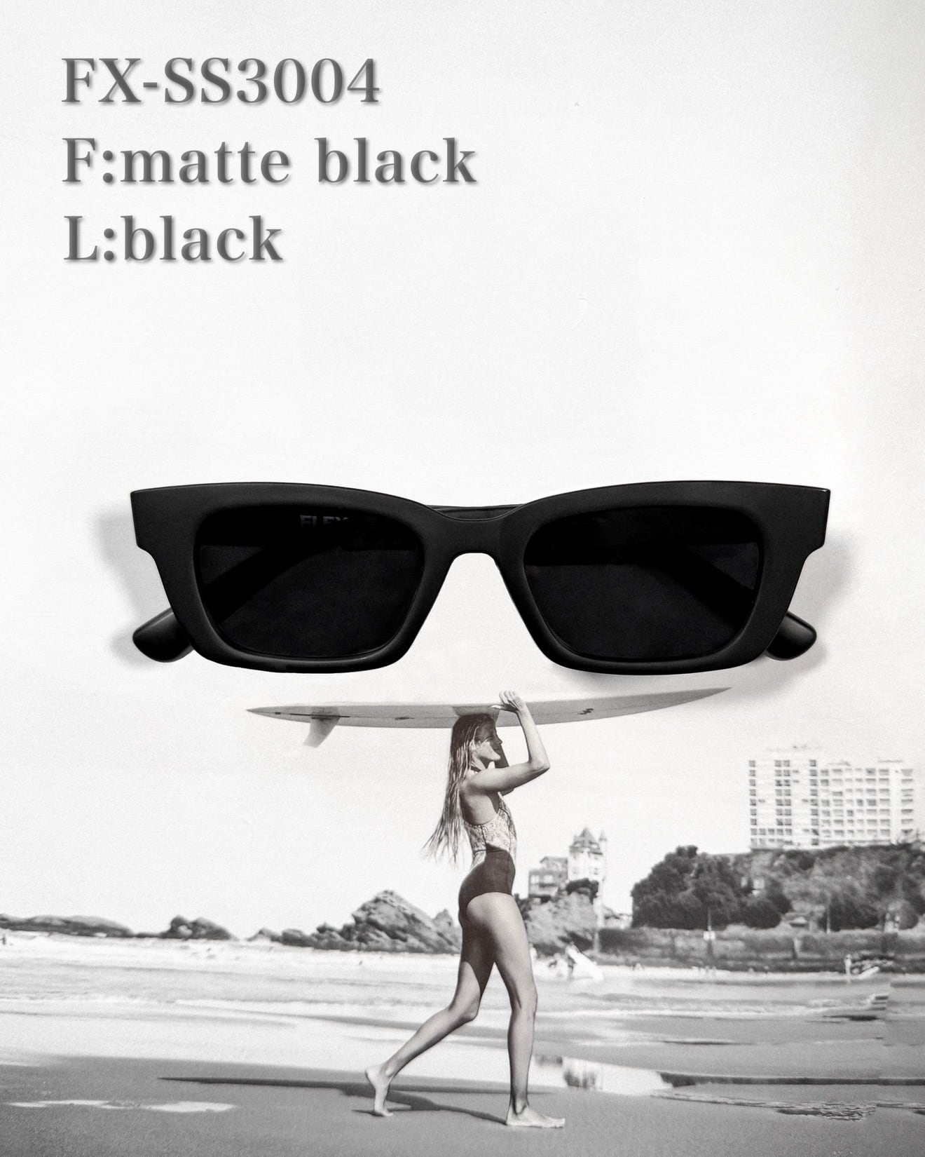 スクエアサングラス 4color】slim square 3 sunglasses | FLEX公式｜SNSで話題のアイウェア