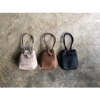 blancle(ブランクレ) Lordship Leather Mesh Rope Draw Bag SMALL