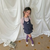韓国子供服 / ninibello / Bibi Eyelet Halter Top  / トップ *XS~XXL*