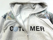 【RPK-017】リメイクスウェットジップフーディ REMAKE SWEAT ZIPP HOODIE