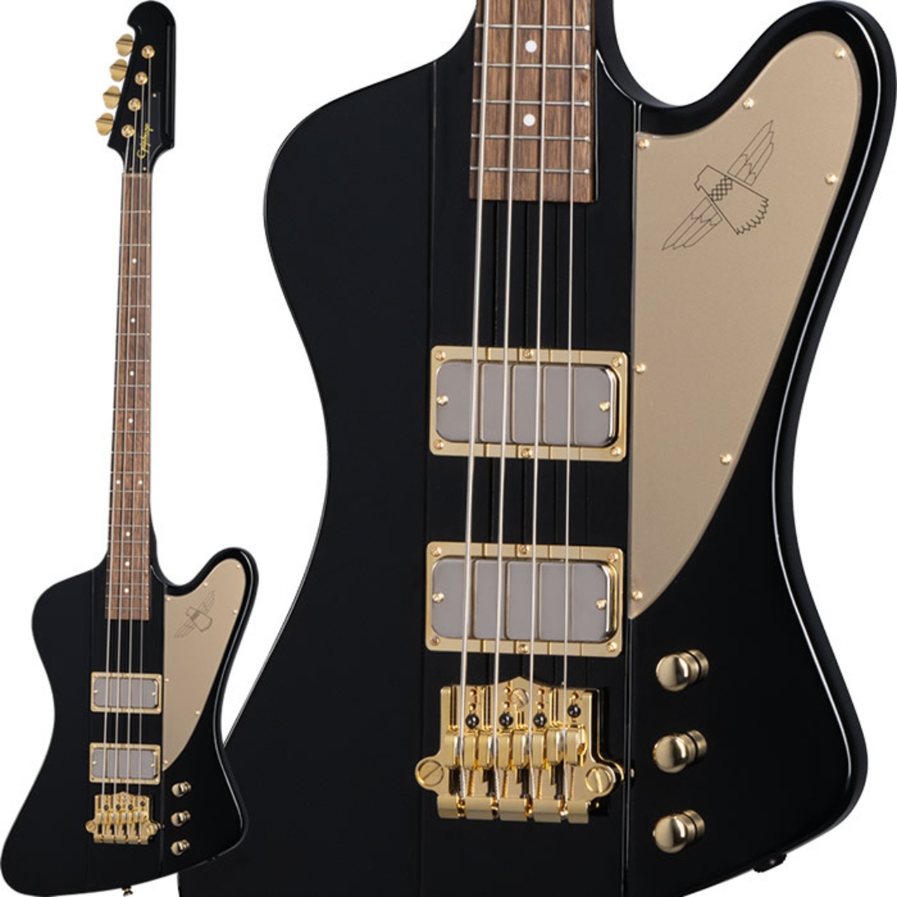 Epiphone Rex Brown Thunderbird (Ebony) [本数限定特別価格]