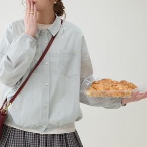 pocket design short shirt jacket