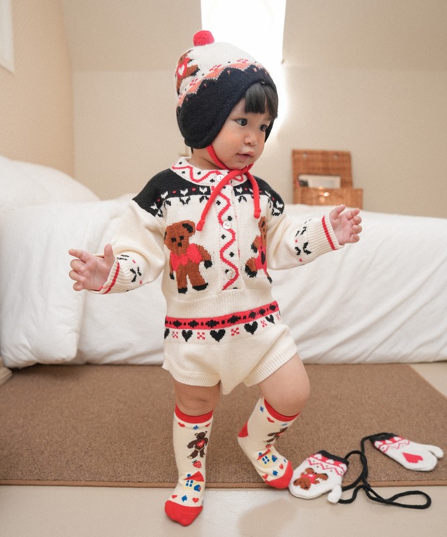 〚予約〛Vintage bear love suit <baby>