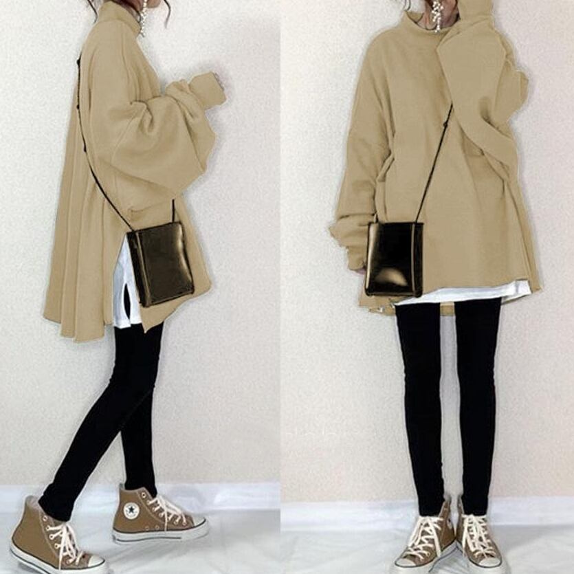 ニット トップス レディース フェイクツーピース オーバーサイズ 7色 カラバリ豊富 プルオーバー レイヤード 重ね着 ボトルネック 長袖 ロンT 女性用 ルーズ 個性的 クール カジュアル 主役級 存在感 抜け感 上品 大人可愛い 大人女子 きれいめ シンプル おしゃれ 着やせ 韓国風 送料無料 楽ちん こなれ感 スタイルアップ ファッション コーデ 定番 女っぽ 大人っぽ OL 学生 ママコーデ ガーリー レトロ ゆったり ラフ デート お出かけ 女子会 休日 イベント 旅行 10代 20代 30代