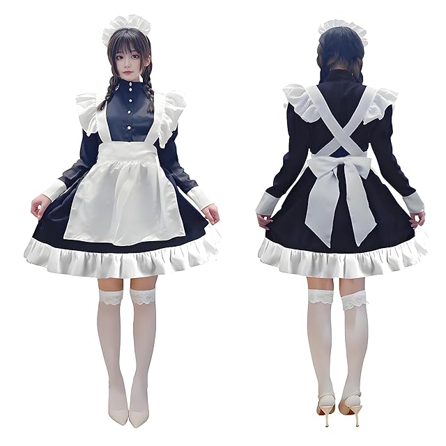 K071 涼宮ハルヒの憂鬱 朝比奈みくる 紫 メイド服 風 ハロウィン