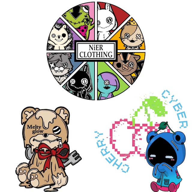 【お正月シークレットワンコインプレゼント】NIER×Meltyglow×cybercherry確定プレゼントBOX