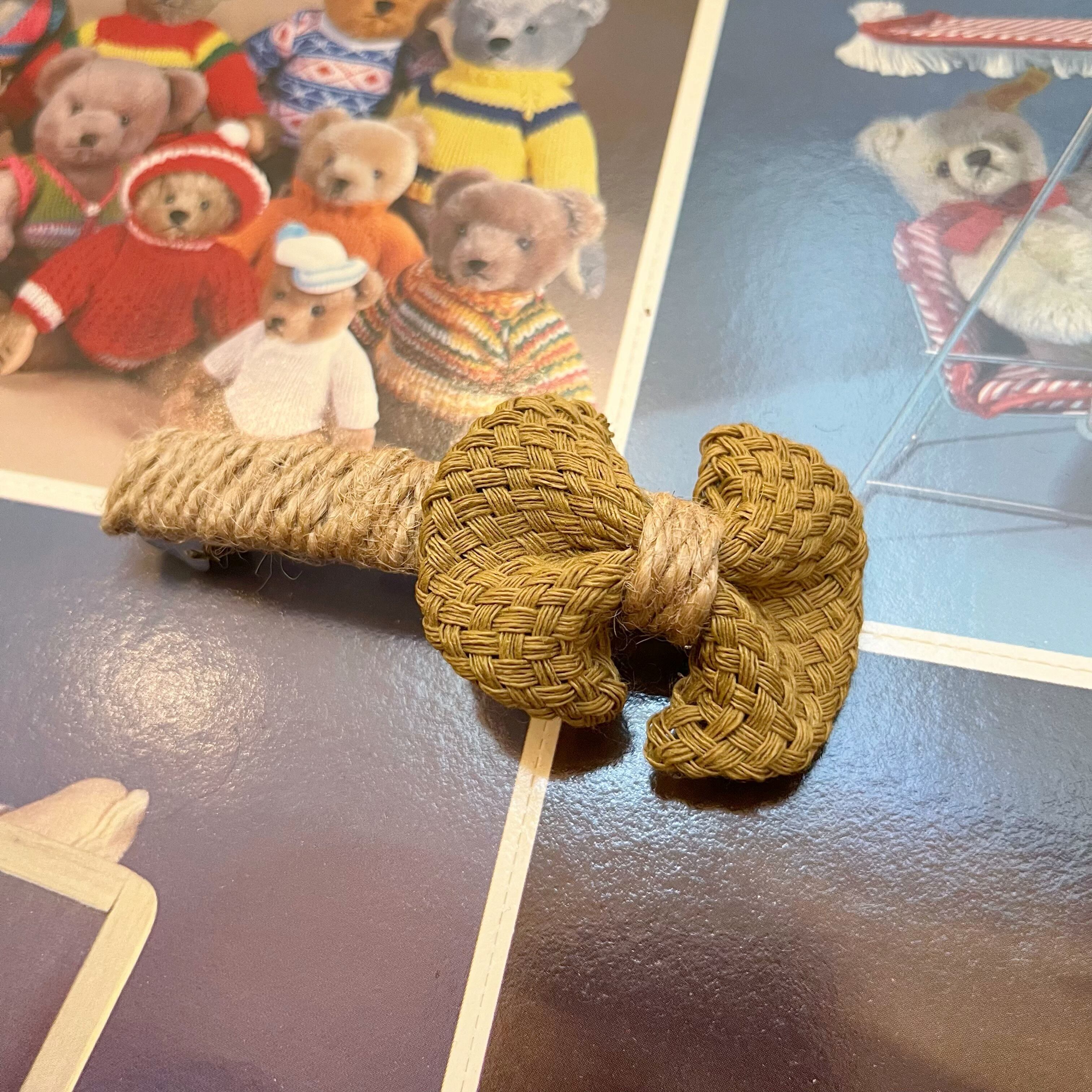 cotton ribbon ⑅ barrette