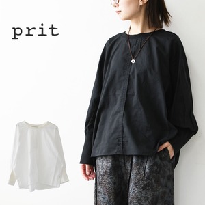 prit [プリット] 100/2甘ボイルボリュームスリーブプルオーバー [p80715] プルオーバー・LADY'S [2026AW]