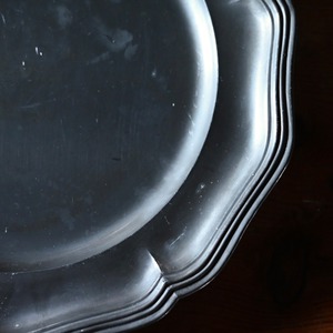 Pewter Plate / ピューター プレート〈 お皿・エタン・収納・店舗什器・食器・アンティーク・ヴィンテージ 〉114005