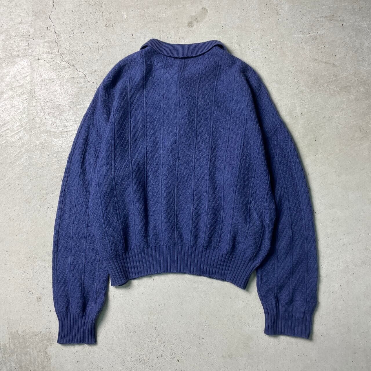 90年代 イタリア製 LANDS' END ランズエンド ケーブル編み ウール