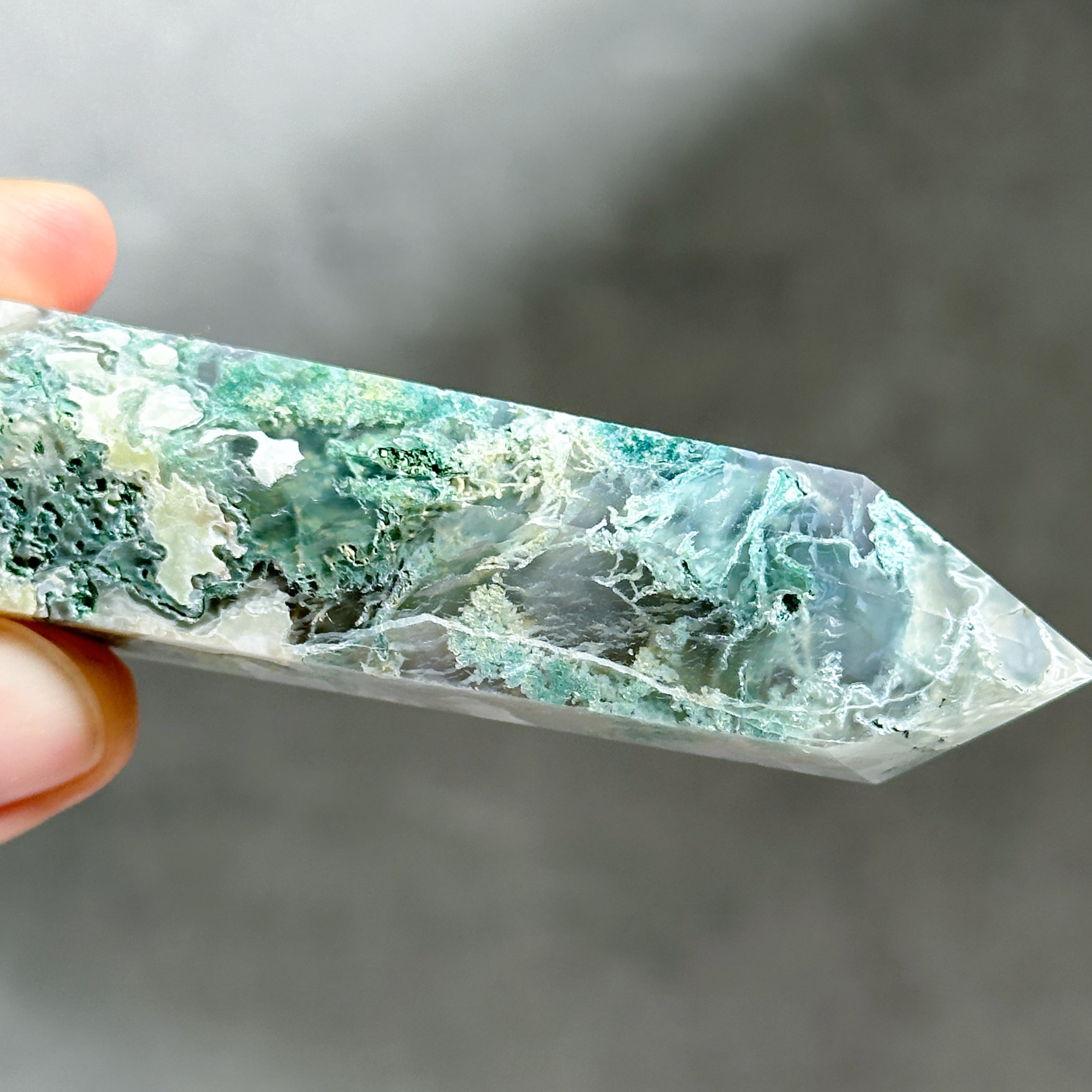 モスアゲート タワー04◇ Moss Agate ◇天然石・鉱物・パワーストーン