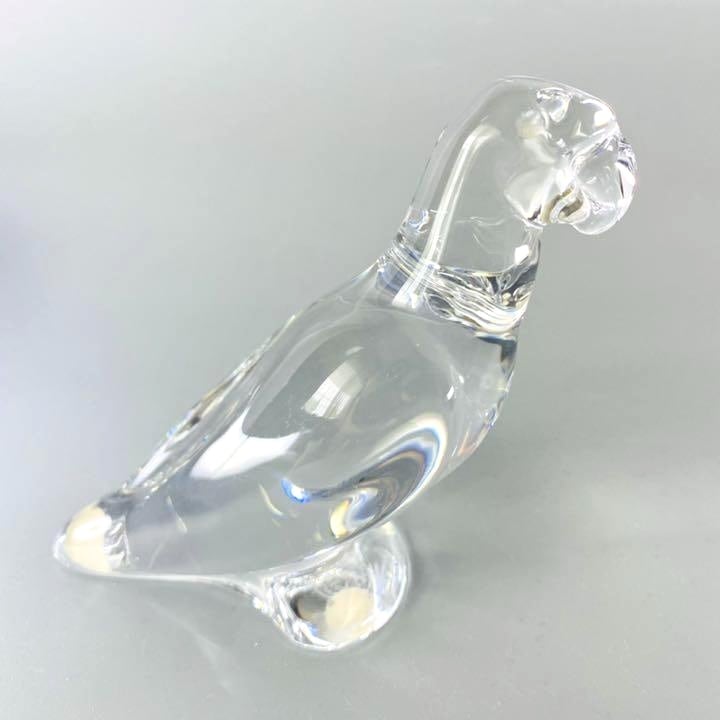 Baccarat - 【バカラ】baccarat 動物 オウム 置物 インテリア★美品 美しさ九紫火星 バカラ】baccarat 動物 オウム 置物 インテリア☆美品 美しさ