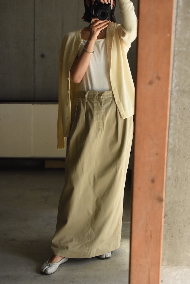 OK/80's "Ralph Lauren" 2tuck chino skirt