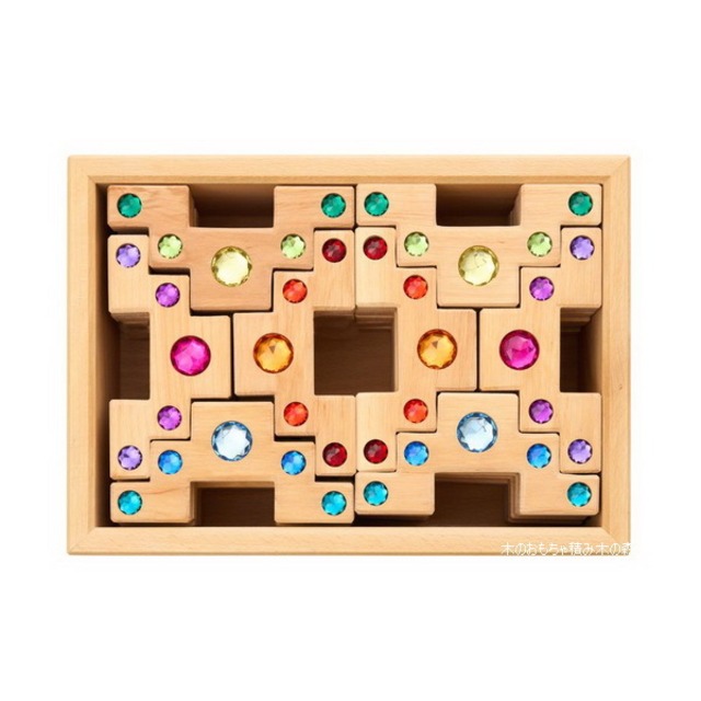 【2026年8月26日発売】バウシュピール　カラーステアケース　40ピース　3歳〜　アクリル積み木　ドイツ